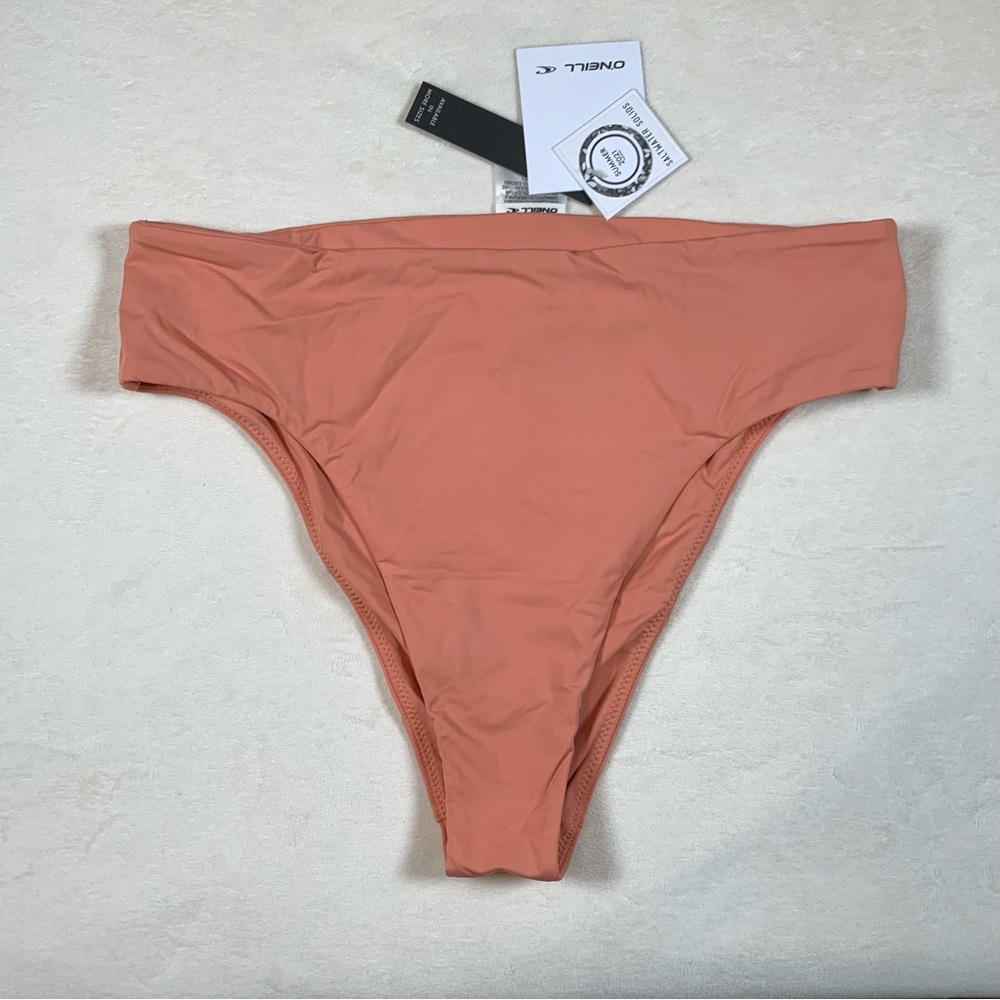 O’NEILL Maxwell Saltwater Solids Swimsuit Bikini Bottom, Medium